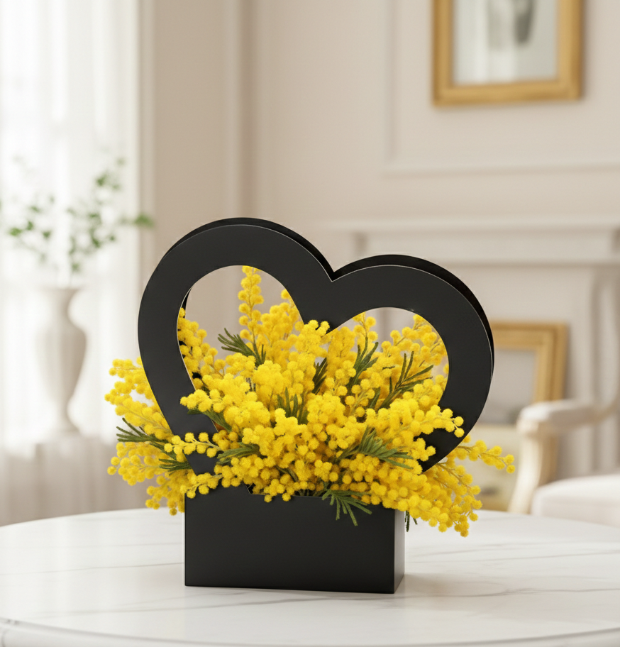 cuore-infinito-black-mimosa-festa-donna-corato cuore-infinito-black-mimosa-festa-donna-corato